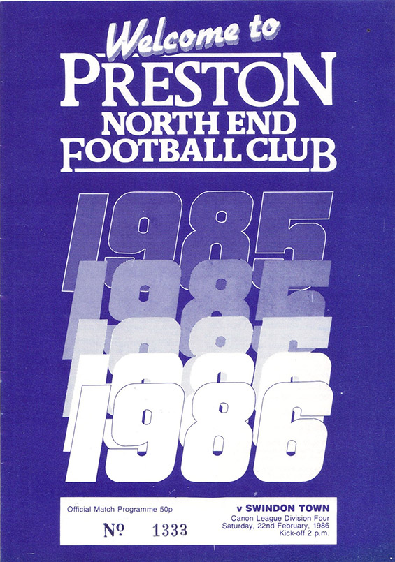 <b>Saturday, February 22, 1986</b><br />vs. Preston North End (Away)